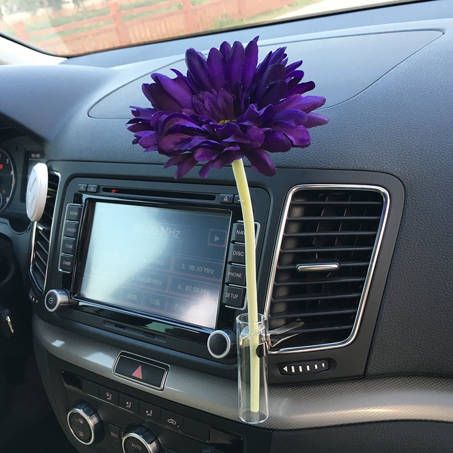 Hot Sale Bulk Car Air Fresheners With Gerbera Vent Clip Car Vase For ...